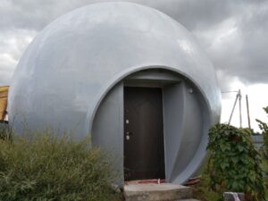 Круглый дом каркасный — готовый объект от производителя в Москве.