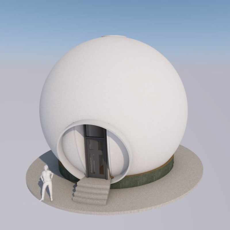 Купить круглый каркасный дом для круглогодичного проживания — проект и стоимость